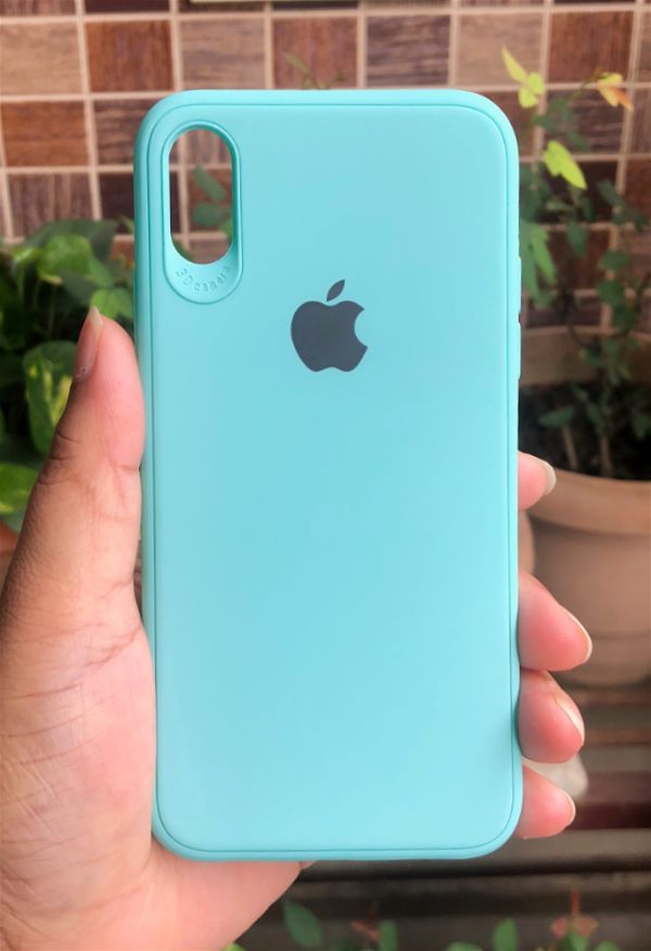 Light Blue Silicone Case for Apple iphone Xr