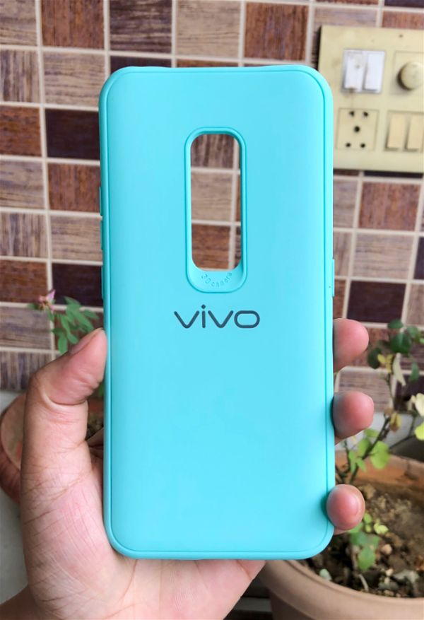 Light blue Silicone Case for Vivo v17 pro