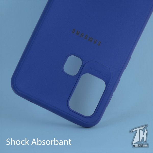 Dark Blue Silicone Case for Samsung M21