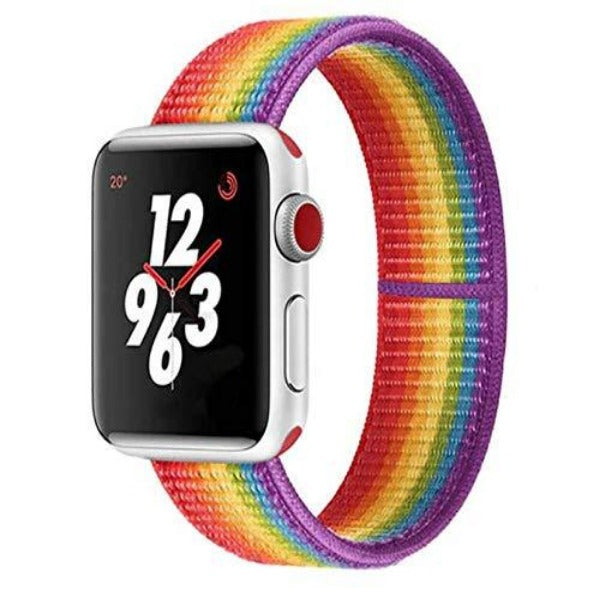 Rainbow Nylon Strap For Apple Iwatch (42mm/44mm)