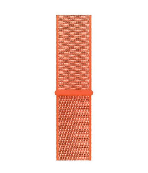 Dark Orange Nylon Strap For Smart Watch 22mm
