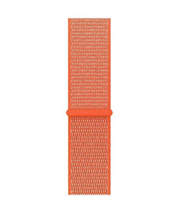 Dark Orange Nylon Strap For Smart Watch 20mm