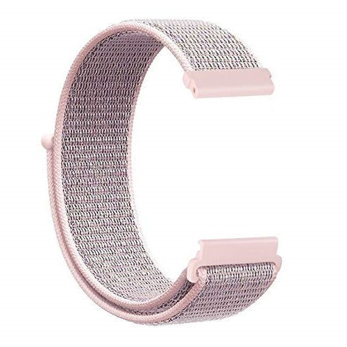 Pink Nylon Strap For Smart Watch 20mm