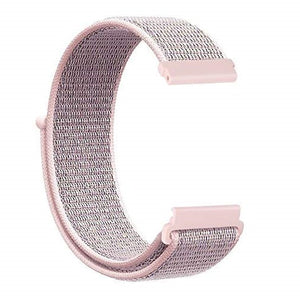 Light Pink Nylon Strap For Smart Watch 22mm