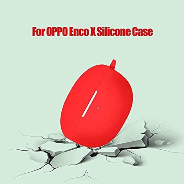 Red Silicone case for Oppo Enco X