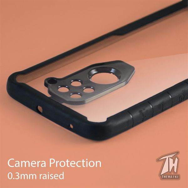 Shockproof silicone protective transparent Case for Redmi note 9