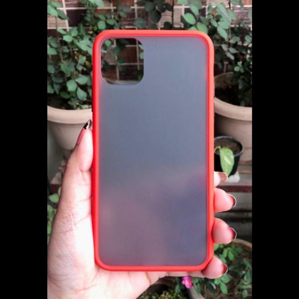 Red Smoke Silicone Safe case for Apple iphone 11 pro