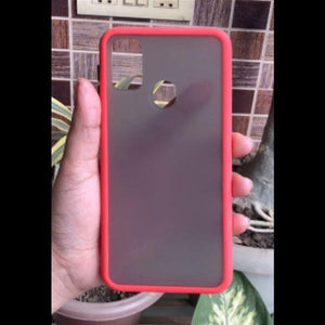 Red Smoke Silicone Safe case for Samsung F41