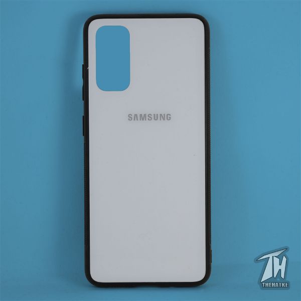 White mirror Silicone case for Samsung S20