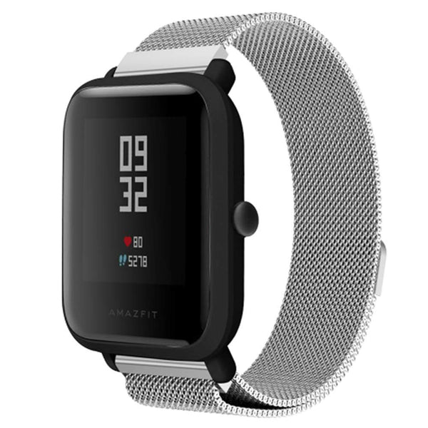 Silver Chain Strap For Smart Watch (19mm)