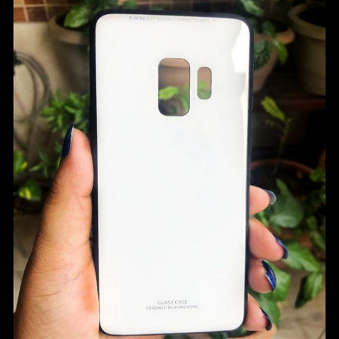 White Mirror Silicone Case For Samsung S9