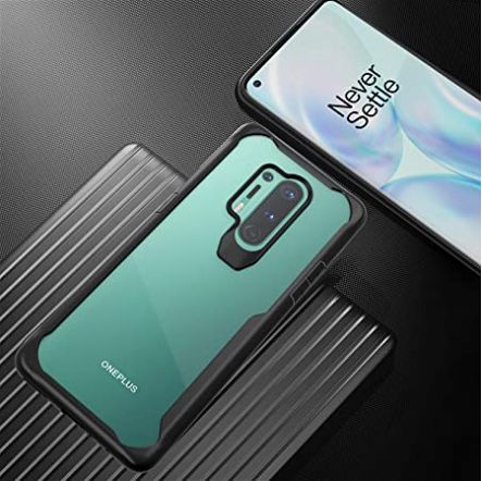 Shockproof transparent silicone protection case for Oneplus 8 pro