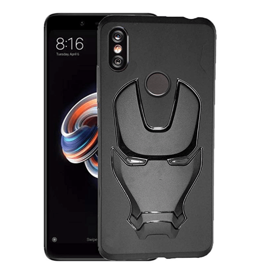 Ironman Engraved logo silicon Case 