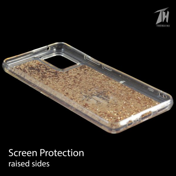 Brown Good Vibes Glitter  Silicone Case for Vivo v20