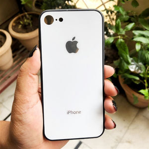 White mirror Silicone Case for Apple Iphone SE 2