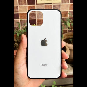 White mirror Silicone case for Apple iphone 12