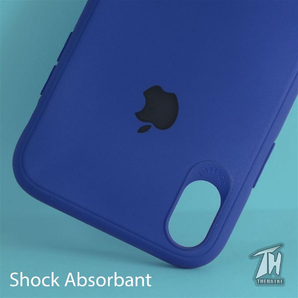 Dark Blue Silicone Case for Apple iphone Xs max