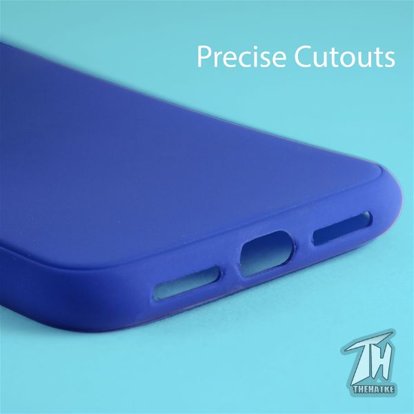 Dark Blue Silicone Case for Apple iphone Xr