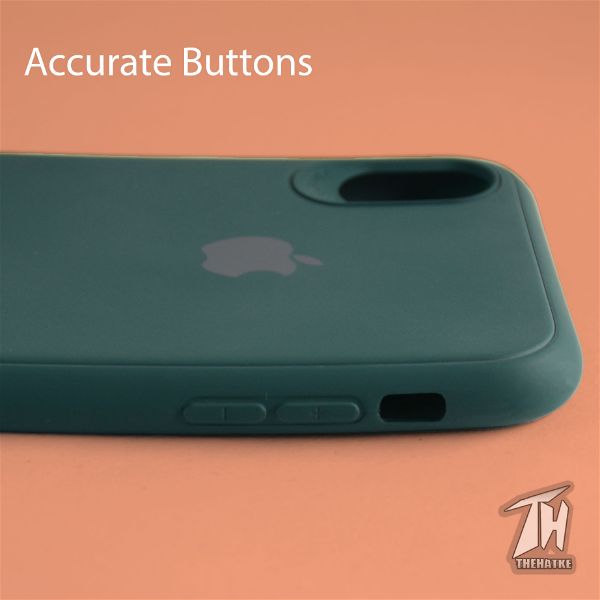 Dark Green Silicone Case for Apple iphone X/Xs