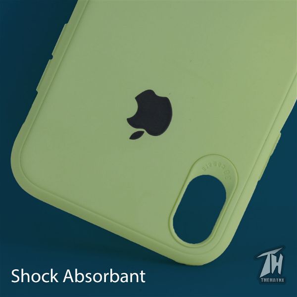 Light Green Silicone Case for Apple iphone Xs Max