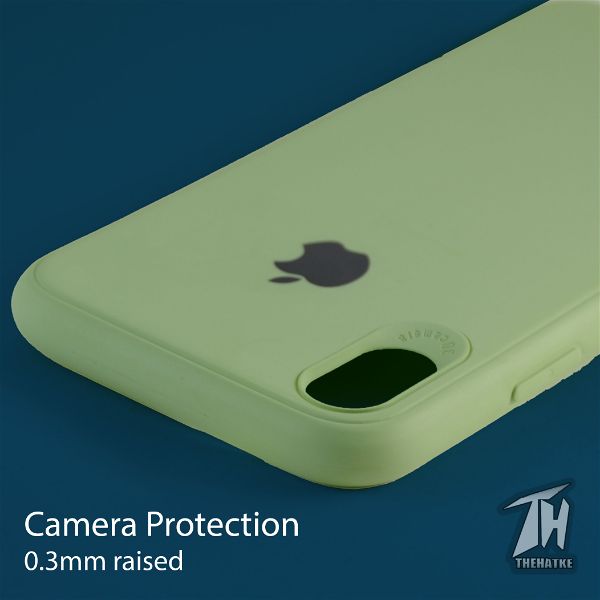 Light Green Silicone Case for Apple iphone Xr