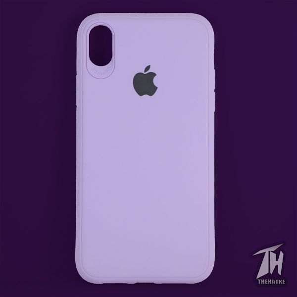 Purple Silicone Case for Apple iphone X/xs