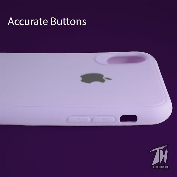 Purple Silicone Case for Apple iphone X/xs