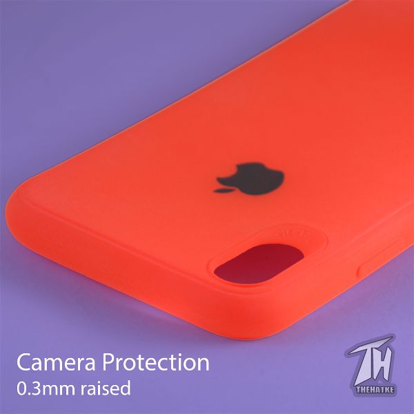 Red Silicone Case for Apple iphone Xs max