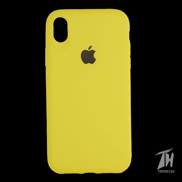 Yellow Silicone Case for Apple iphone XR