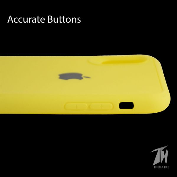 Yellow Silicone Case for Apple iphone X/Xs