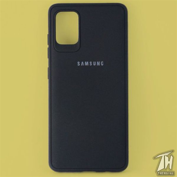 Black Silicone Case for Samsung A71