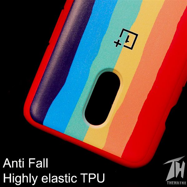 Rainbow Silicone Case for Oneplus 7