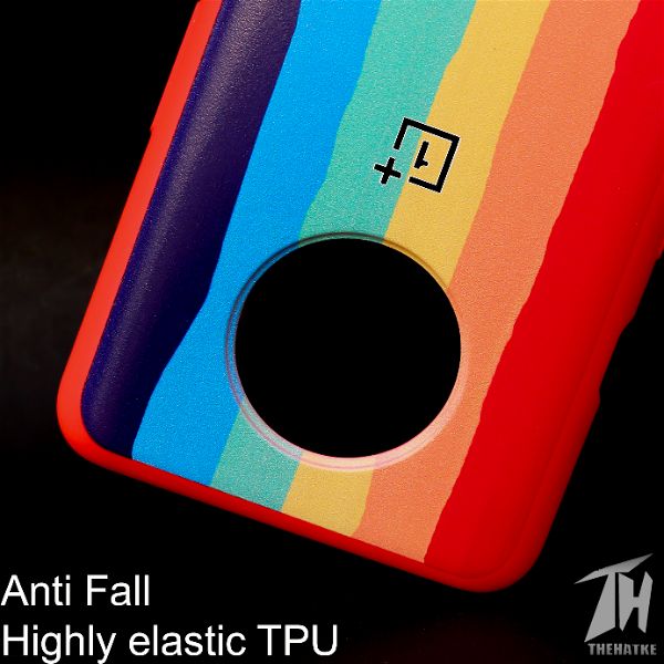 Rainbow Silicone Case for Oneplus 7t