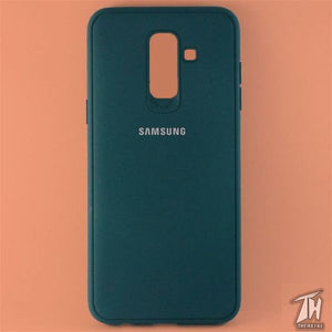 Dark Green Silicone Case for Samsung J8