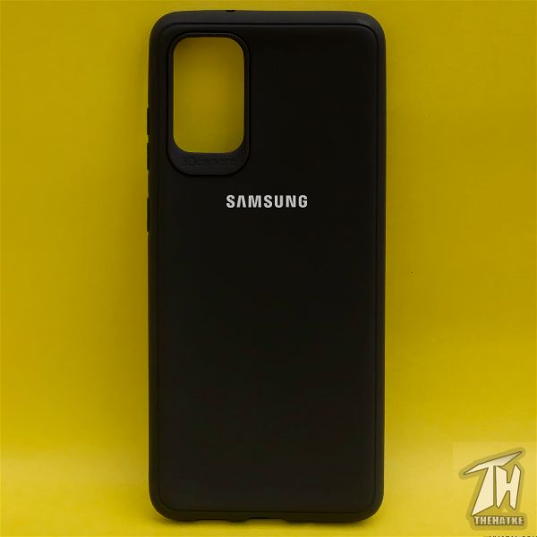 Black Silicone Case for Samsung S20