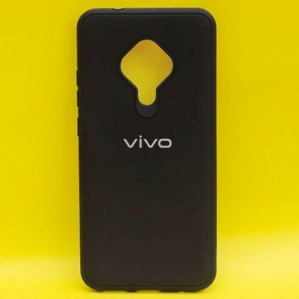 Black Silicone Case for Vivo S1 pro