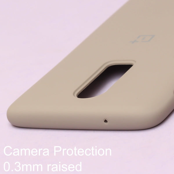 Brown Original Silicone case for Oneplus 6 - The Hatke