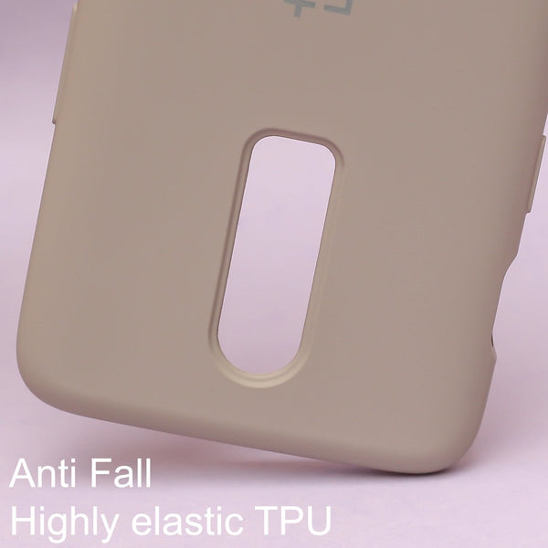 Brown Original Silicone case for Oneplus 6 - The Hatke