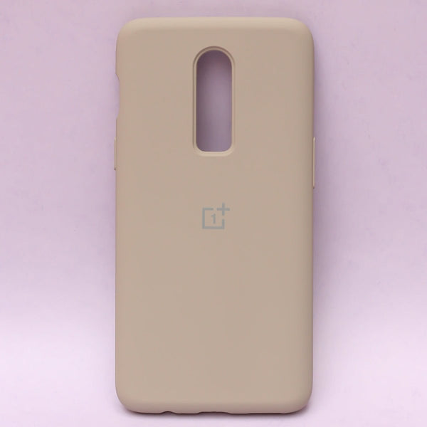 Brown Original Silicone case for Oneplus 6 - The Hatke