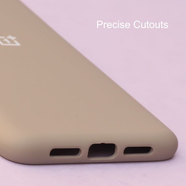 Brown Original Silicone case for Oneplus 7 - The Hatke