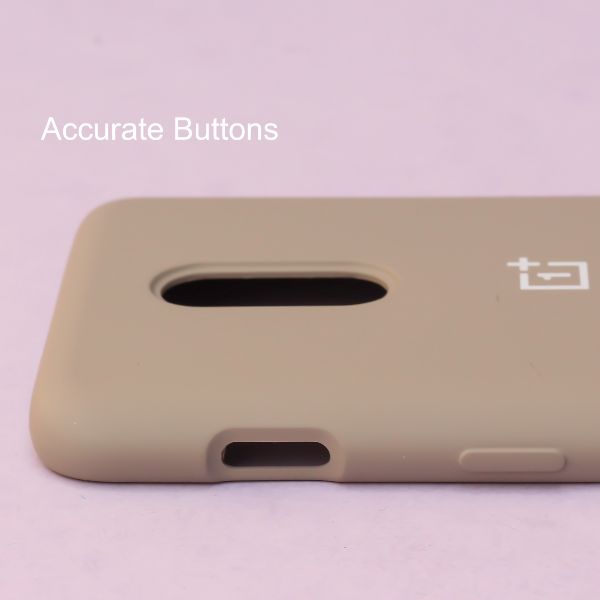 Brown Original Silicone case for Oneplus 7 - The Hatke
