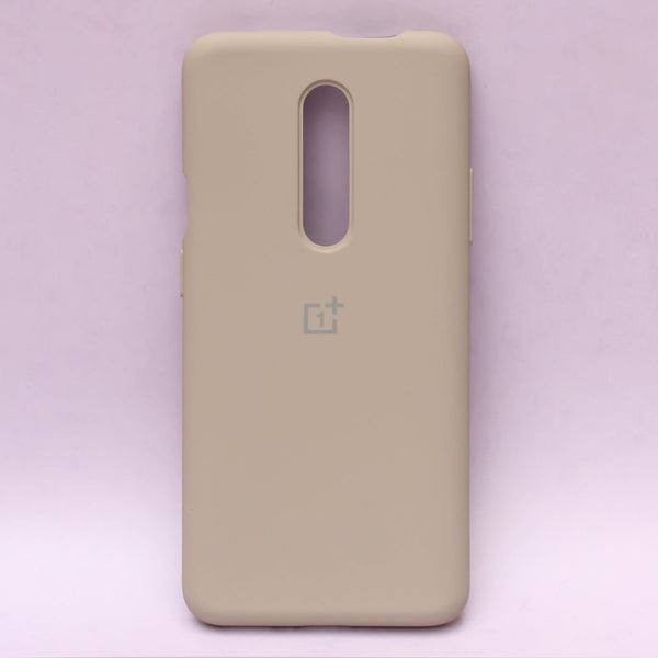 Brown Original Silicone case for Oneplus 7 Pro - The Hatke