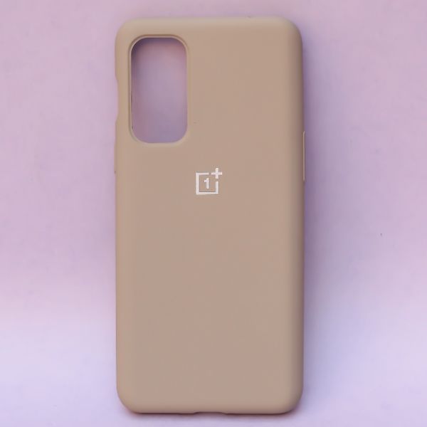 Brown Original Silicone case for Oneplus 9 pro - The Hatke