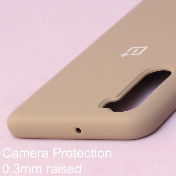 Brown Original Silicone case for Oneplus Nord - The Hatke