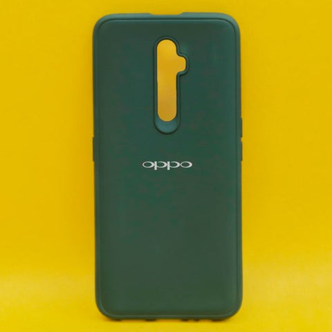 Dark Green Silicone Case for Oppo Reno 2f