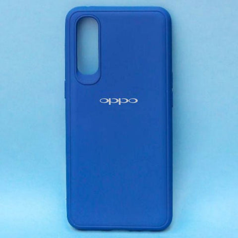 Dark Blue Silicone Case for Oppo Reno 3 Pro