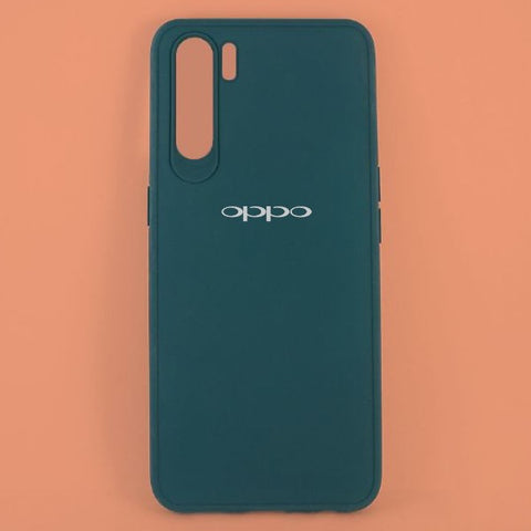 Dark Green Silicone Case for Oppo F15