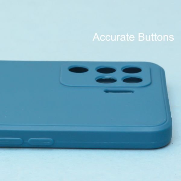 Cosmic Blue Candy Silicone Case for Oppo F19 Pro - The Hatke
