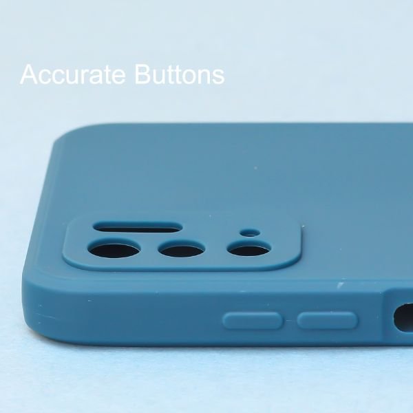 Cosmic Blue Candy Silicone Case for Poco M3 Pro - The Hatke