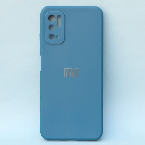 Cosmic Blue Candy Silicone Case for Poco M3 Pro - The Hatke